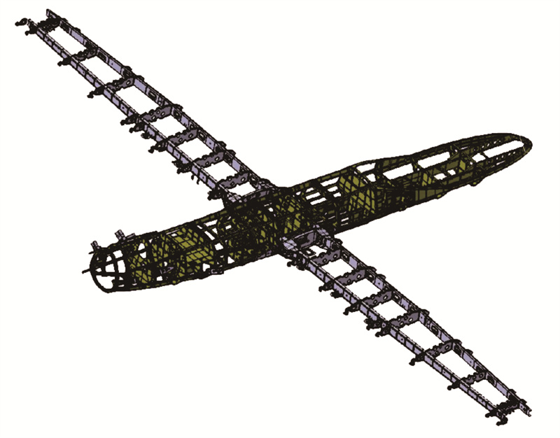 平?jīng)瞿承吞?hào)無(wú)人機(jī)型架