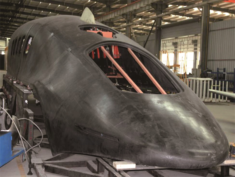 600公里高速磁懸浮頭罩